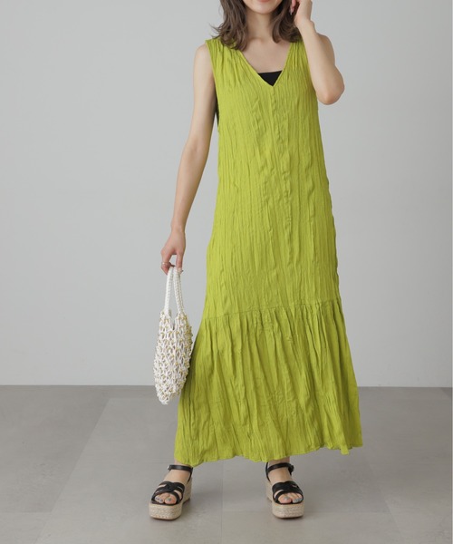 FREE'S MART(フリーズマート)の「◆前後2WAYワッシャーワンピース(ワンピース・レディース・ホワイト/レッド/ライトグリーン・SMALL/MEDIUM)」の22枚目の写真