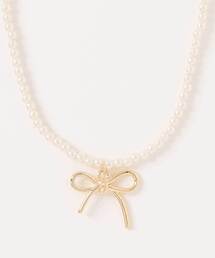 CPCM | パールリボンネックレス(ネックレス)