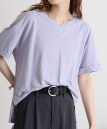 オーバーサイズVネックTee