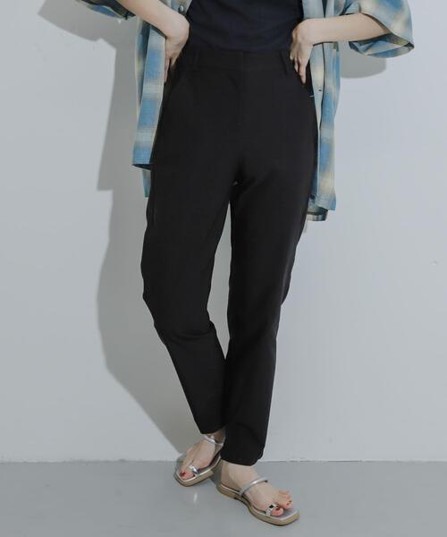 SENSE OF PLACE by URBAN RESEARCH（センスオブプレイスバイアーバンリサーチ）の「『TALLサイズあり』ストレッチスリムテーパードパンツ（その他パンツ・レディース・モカ/ライトベージュ/ブラック・SMALL/X-SMALL/LARGE/MEDIUM/TALL）」の19枚目の写真