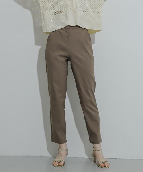 SENSE OF PLACE by URBAN RESEARCH（センスオブプレイスバイアーバンリサーチ）の「『TALLサイズあり』ストレッチスリムテーパードパンツ（その他パンツ・レディース・モカ/ライトベージュ/ブラック・SMALL/X-SMALL/LARGE/MEDIUM/TALL）」の14枚目の写真