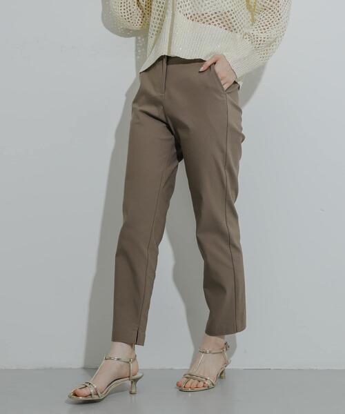 SENSE OF PLACE by URBAN RESEARCH（センスオブプレイスバイアーバンリサーチ）の「『TALLサイズあり』ストレッチスリムテーパードパンツ（その他パンツ・レディース・モカ/ライトベージュ/ブラック・SMALL/X-SMALL/LARGE/MEDIUM/TALL）」の12枚目の写真