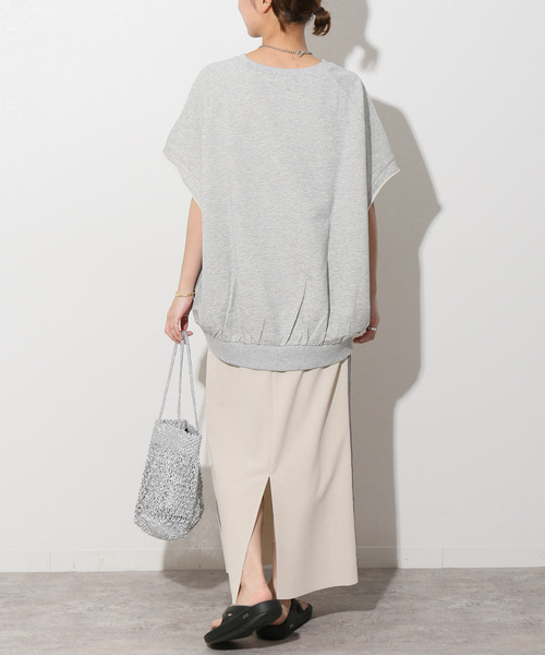 JOURNAL STANDARD relume(ジャーナルスタンダード レリューム)の「《追加》カットジャージーラインスカート(スカート・レディース・ブラック/ライトグレー・FREE)」の13枚目の写真