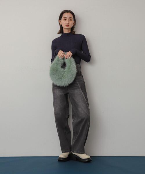 SENSE OF PLACE by URBAN RESEARCH(センスオブプレイスバイアーバンリサーチ)の「カーブデニム(デニムパンツ・レディース・グレー/ワンウォッシュ/ライトインディゴブルー・MEDIUM/SMALL/LARGE)」の8枚目の写真