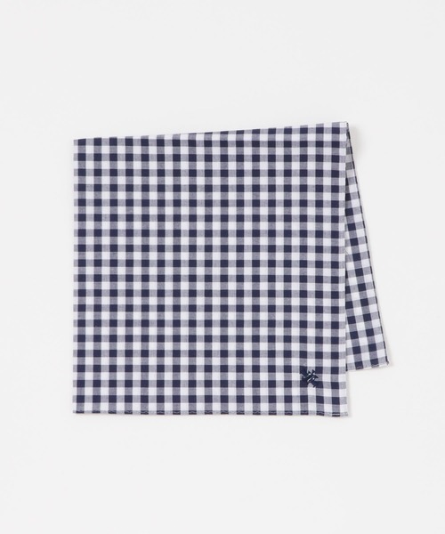 LIFE STYLE TAILOR チェック柄コットンハンカチ（ハンカチ