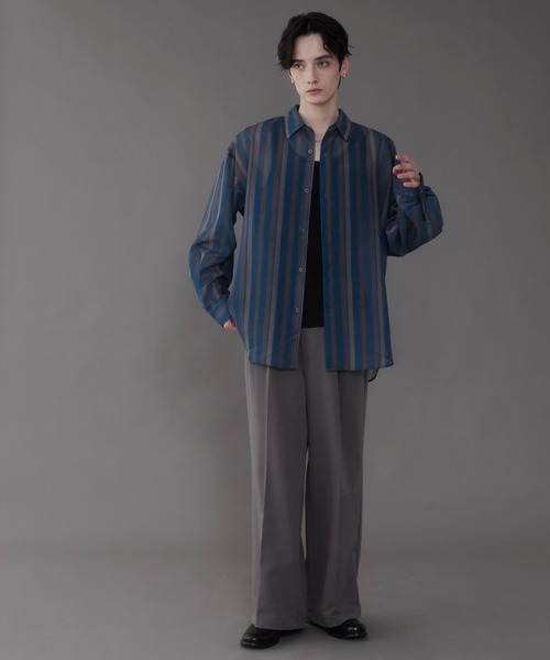 LUCY（ルーシー）の「LUCY/シアーパターンBIGシャツ（シャツ/ブラウス・メンズ・その他3/その他2/その他1・LARGE/MEDIUM/SMALL）」の12枚目の写真