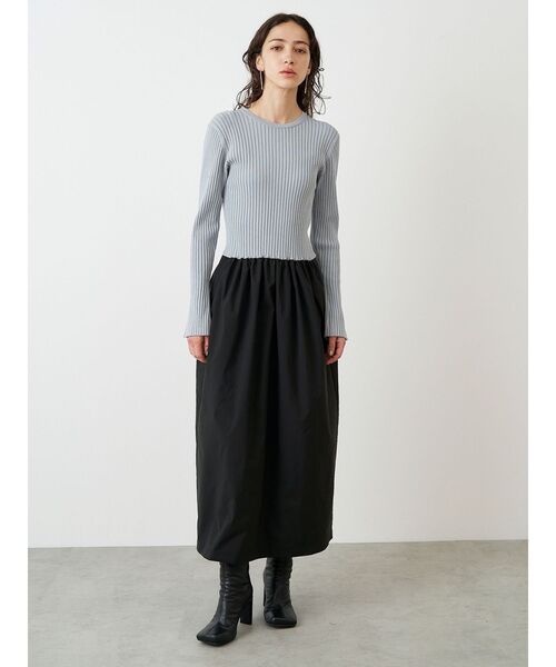 ELENDEEK（エレンディーク）の「リブコンビドレス（ワンピース）」 - WEAR