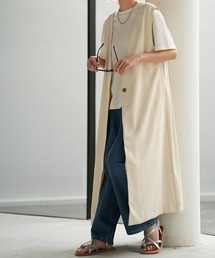 着痩せロングベスト