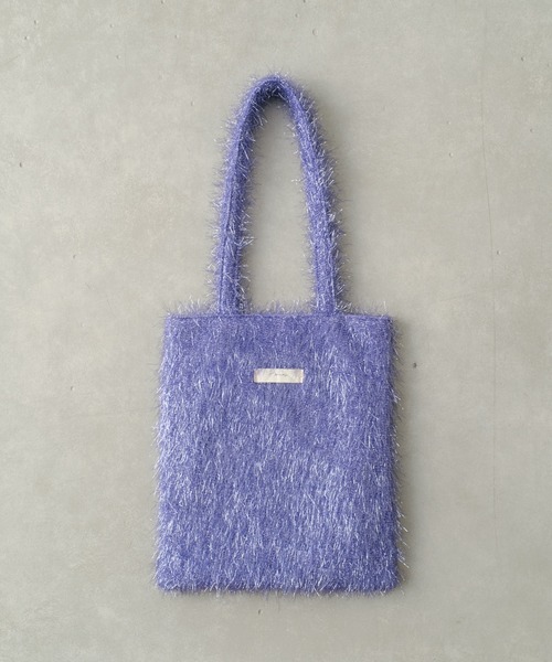 Actually（アクチュアリー）の「ラメシャギーミニトート（トートバッグ・レディース・シルバー/ブラック/ブラウン/パープル・フリー）」の17枚目の写真