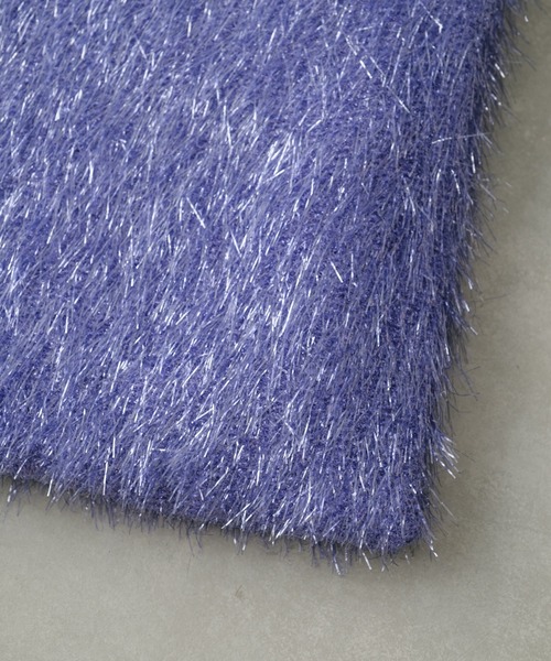 Actually（アクチュアリー）の「ラメシャギーミニトート（トートバッグ・レディース・シルバー/ブラック/ブラウン/パープル・フリー）」の16枚目の写真