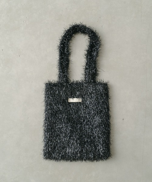 Actually（アクチュアリー）の「ラメシャギーミニトート（トートバッグ・レディース・シルバー/ブラック/ブラウン/パープル・フリー）」の13枚目の写真