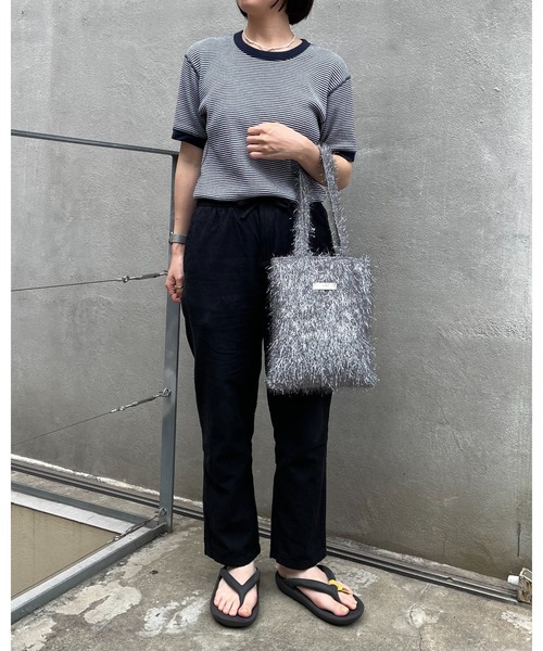 Actually（アクチュアリー）の「ラメシャギーミニトート（トートバッグ・レディース・シルバー/ブラック/ブラウン/パープル・フリー）」の15枚目の写真