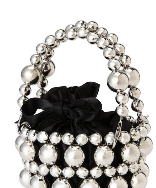 N.（N. Natural Beauty Basic）（エヌエヌナチュラルビューティーベーシック）の「◆メタルボール２ＷＡＹチェーンショルダーバッグ（ショルダーバッグ・レディース・シルバー・ﾌﾘ-）」の11枚目の写真