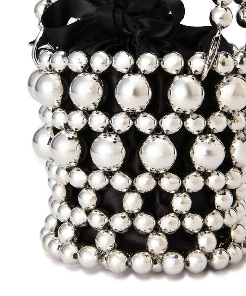 N.（N. Natural Beauty Basic）（エヌエヌナチュラルビューティーベーシック）の「◆メタルボール２ＷＡＹチェーンショルダーバッグ（ショルダーバッグ・レディース・シルバー・ﾌﾘ-）」の13枚目の写真