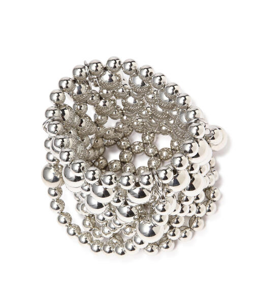 N.（N. Natural Beauty Basic）（エヌエヌナチュラルビューティーベーシック）の「◆メタルボール２ＷＡＹチェーンショルダーバッグ（ショルダーバッグ・レディース・シルバー・ﾌﾘ-）」の15枚目の写真