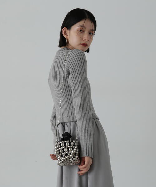 N.（N. Natural Beauty Basic）（エヌエヌナチュラルビューティーベーシック）の「◆メタルボール２ＷＡＹチェーンショルダーバッグ（ショルダーバッグ・レディース・シルバー・ﾌﾘ-）」の17枚目の写真