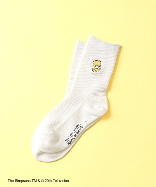 LEPSIM（レプシィム）の「【THE SIMPSONS／ザ・シンプソンズ】(KIDS)刺繍ソックス　143533（ソックス/靴下・キッズ・イエロー/オフホワイト/ブルー・ONE SIZE）」の6枚目の写真