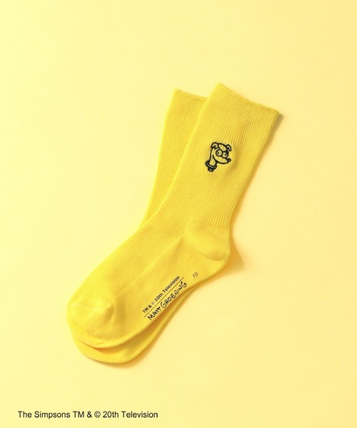 LEPSIM（レプシィム）の「【THE SIMPSONS／ザ・シンプソンズ】(KIDS)刺繍ソックス　143533（ソックス/靴下・キッズ・イエロー/オフホワイト/ブルー・ONE SIZE）」の7枚目の写真