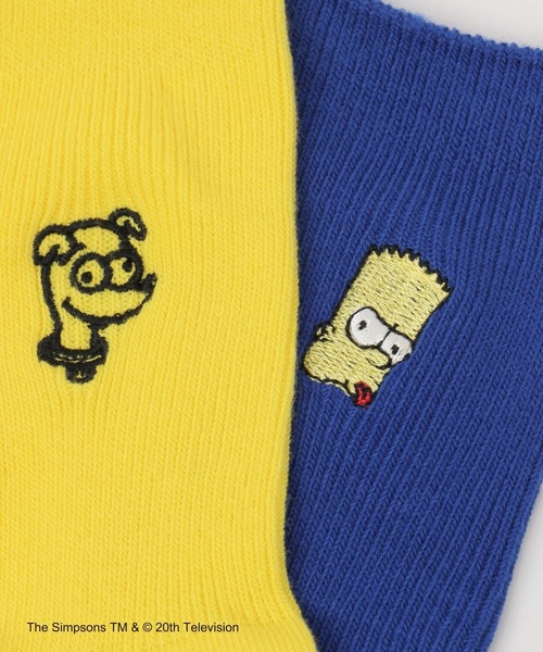 LEPSIM（レプシィム）の「【THE SIMPSONS／ザ・シンプソンズ】(KIDS)刺繍ソックス　143533（ソックス/靴下・キッズ・イエロー/オフホワイト/ブルー・ONE SIZE）」の12枚目の写真