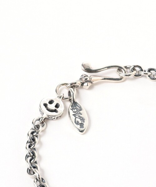 BILL WALL LEATHER（ビルウォールレザー）の「B596 - Round Chain Link Bracelet Happy Face（ブレスレット・レディース・その他・ONE SIZE）」の3枚目の写真