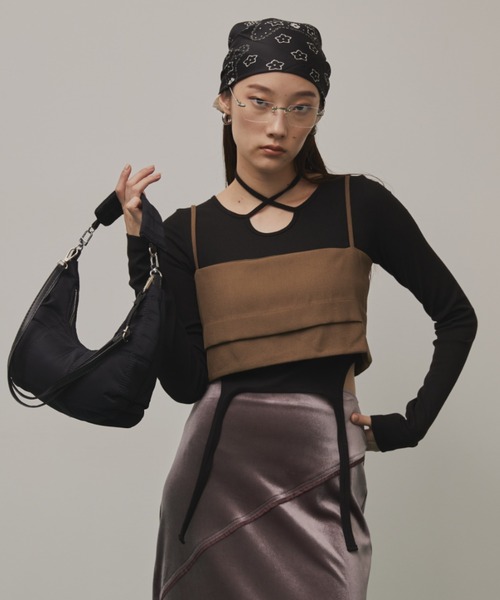 Solace（ソレイス）の「3wayナイロンキルティングハンドバッグ（ハンドバッグ・レディース・ブラック・FREE）」の21枚目の写真