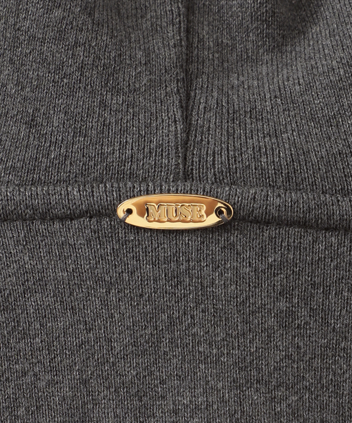 Deuxieme Classe（ドゥーズィエムクラス）の「smooth TOP HOODY プルオーバー（ニット/セーター・レディース・チャコールグレー・FREE）」の22枚目の写真