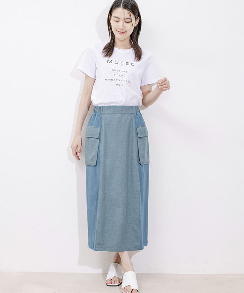 Jayro（ジャイロ）の「リブサファリスカート（スカート・レディース・ブラック/ダークブラウン/ブルー・FREE）」の7枚目の写真