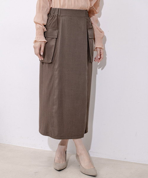 Jayro（ジャイロ）の「リブサファリスカート（スカート・レディース・ブラック/ダークブラウン/ブルー・FREE）」の12枚目の写真