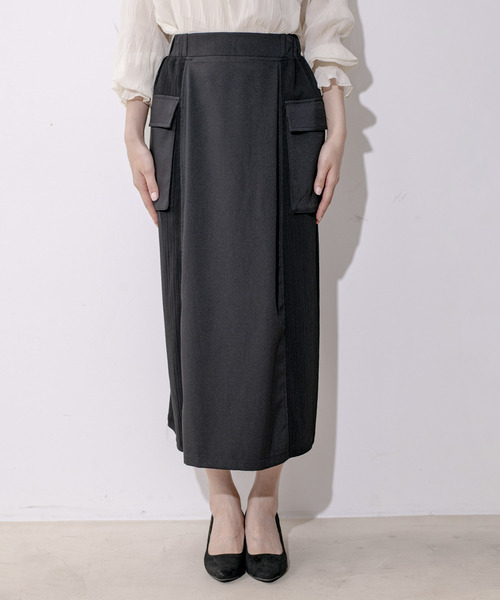 Jayro（ジャイロ）の「リブサファリスカート（スカート・レディース・ブラック/ダークブラウン/ブルー・FREE）」の16枚目の写真