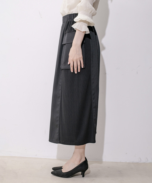 Jayro（ジャイロ）の「リブサファリスカート（スカート・レディース・ブラック/ダークブラウン/ブルー・FREE）」の17枚目の写真