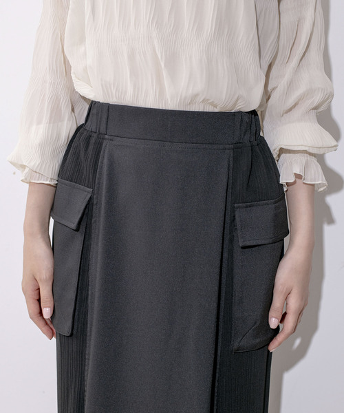 Jayro（ジャイロ）の「リブサファリスカート（スカート・レディース・ブラック/ダークブラウン/ブルー・FREE）」の21枚目の写真