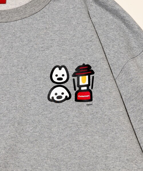 COLEMAN(コールマン)の「Coleman/コールマン Coleman×matsui×FREAK'S STORE 別注 コールマン matsui gorori バックプリント クルーネックスウェット(スウェット・メンズ・アッシュグレー/モカ/杢グレー/チャコール・MEDIUM/LARGE)」の10枚目の写真