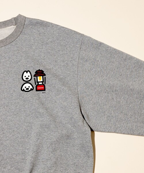 COLEMAN(コールマン)の「Coleman/コールマン Coleman×matsui×FREAK'S STORE 別注 コールマン matsui gorori バックプリント クルーネックスウェット(スウェット・メンズ・アッシュグレー/モカ/杢グレー/チャコール・MEDIUM/LARGE)」の9枚目の写真