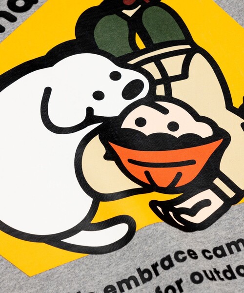 COLEMAN(コールマン)の「Coleman/コールマン Coleman×matsui×FREAK'S STORE 別注 コールマン matsui gorori バックプリント クルーネックスウェット(スウェット・メンズ・アッシュグレー/モカ/杢グレー/チャコール・MEDIUM/LARGE)」の8枚目の写真