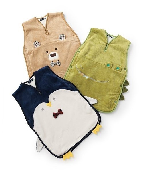 【セール】いきものボアスリーパー（ベビーパジャマ/スリーパー）｜kladskap（クレードスコープ）