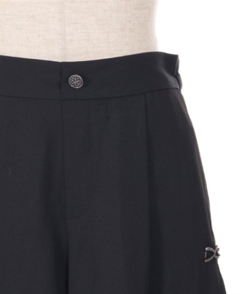 axes femme（アクシーズファム）の「スカーフ切替ワイドパンツ（その他パンツ・レディース・ワイン/ブラック/ダークグリーン・FREE）」の10枚目の写真