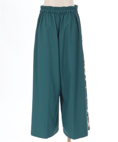 axes femme（アクシーズファム）の「スカーフ切替ワイドパンツ（その他パンツ・レディース・ワイン/ブラック/ダークグリーン・FREE）」の16枚目の写真