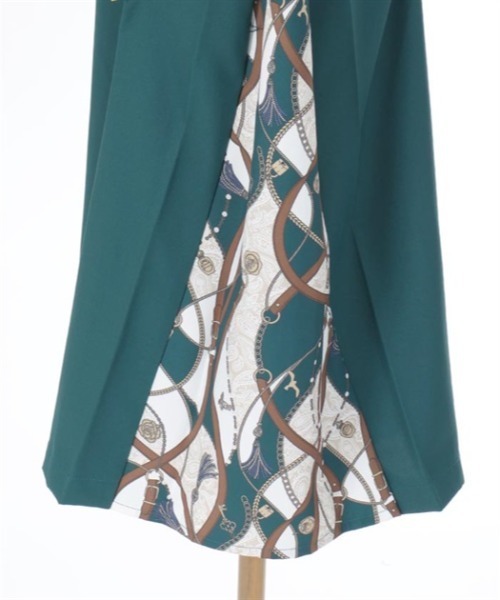 axes femme（アクシーズファム）の「スカーフ切替ワイドパンツ（その他パンツ・レディース・ワイン/ブラック/ダークグリーン・FREE）」の19枚目の写真