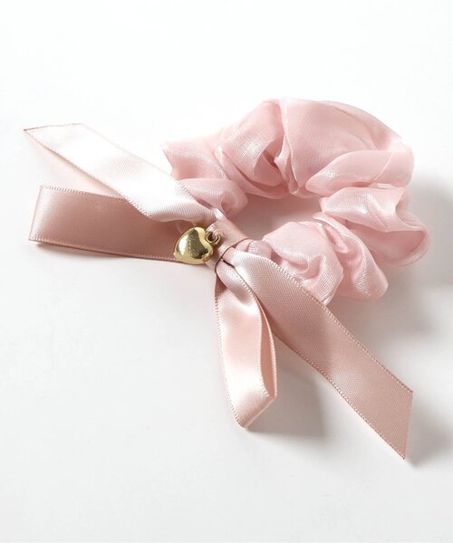 apres les cours（アプレレクール）の「リボンシュシュ（シュシュ・キッズ・ピンク/ブラック・FREE）」の10枚目の写真