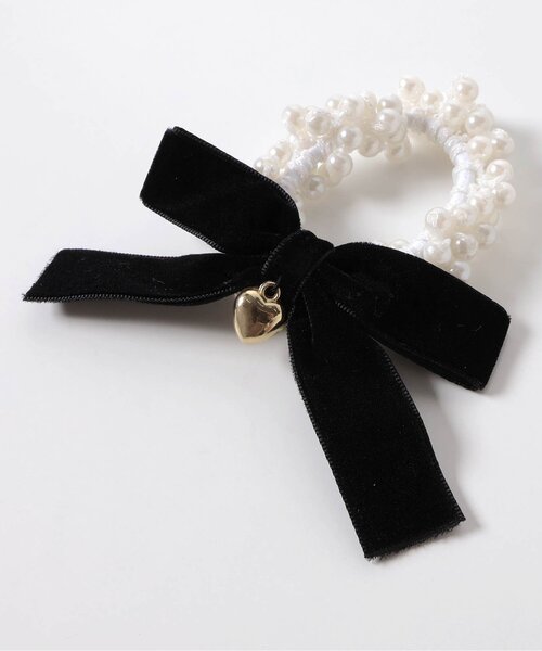 apres les cours（アプレレクール）の「リボンシュシュ（シュシュ・キッズ・ピンク/ブラック・FREE）」の13枚目の写真