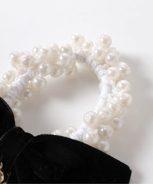 apres les cours（アプレレクール）の「リボンシュシュ（シュシュ・キッズ・ピンク/ブラック・FREE）」の14枚目の写真