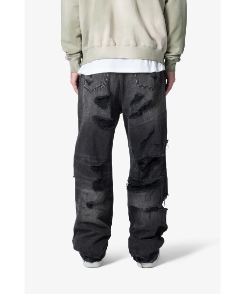 mnml（ミニマル）の「mnml/ミニマル/DISTRESSED DENIM(24ML-AW393D/24ML-AW393D)（デニムパンツ・メンズ・ブルー/ブラック・28/29/30/32/34）」の8枚目の写真