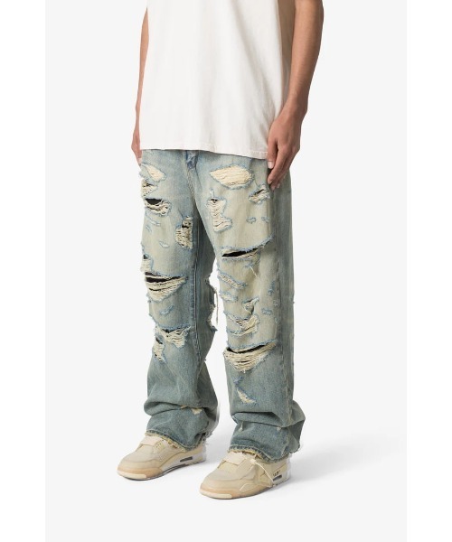 mnml（ミニマル）の「mnml/ミニマル/DISTRESSED DENIM(24ML-AW393D/24ML-AW393D)（デニムパンツ・メンズ・ブルー/ブラック・28/29/30/32/34）」の12枚目の写真