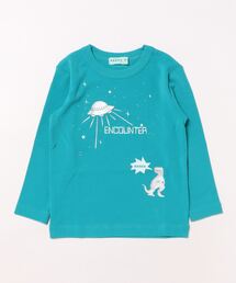 フロントプリントウォームフライスTシャツ