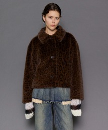 MAISON SPECIAL（メゾンスペシャル）の「Faux Fur Leopard Coat