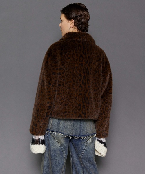 MAISON SPECIAL（メゾンスペシャル）の「Faux Fur Leopard Coat