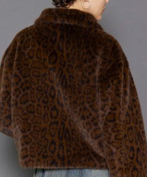 【MAISON SPECIAL】フェイクファーレオパードコート MAISON SPECIAL(メゾンスペシャル)｜Faux Fur Leopard Coat