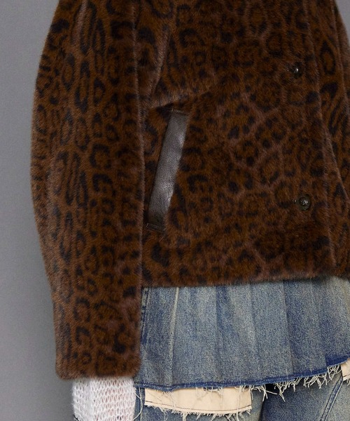 MAISON SPECIAL（メゾンスペシャル）の「Faux Fur Leopard Coat