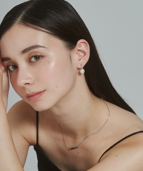 ciite'(シーテ)の「パールフックピアス (両耳用)(ピアス(両耳用)・レディース・ゴールド/シルバー/ピンクゴールド・FREE)」の12枚目の写真