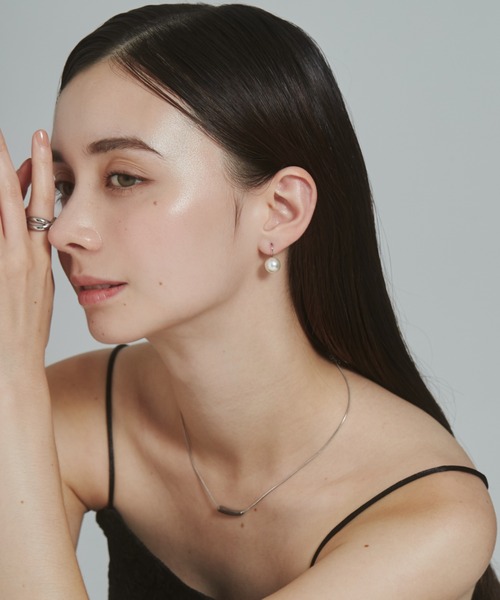 ciite'(シーテ)の「パールフックピアス (両耳用)(ピアス(両耳用)・レディース・ゴールド/シルバー/ピンクゴールド・FREE)」の13枚目の写真